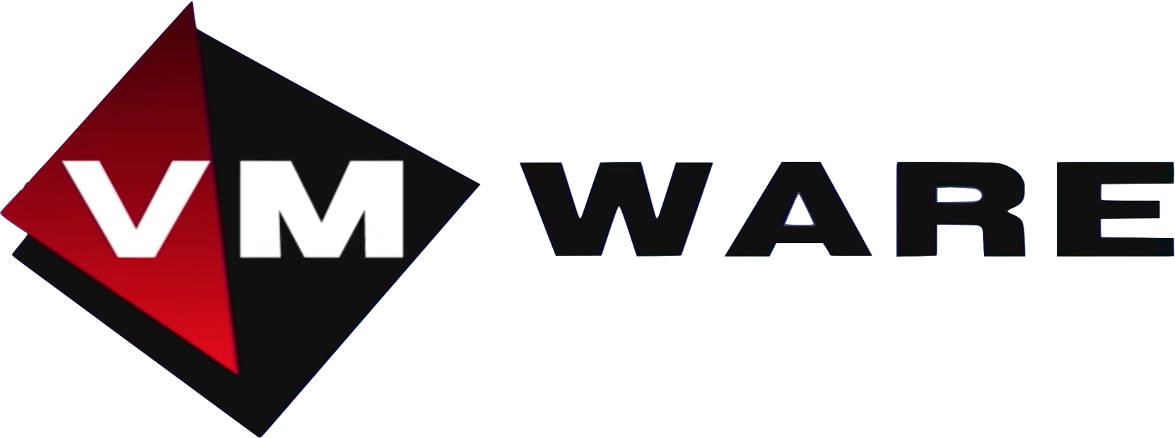 Vmware Old Logo - Vmware 1999 (1662x620), Png Download