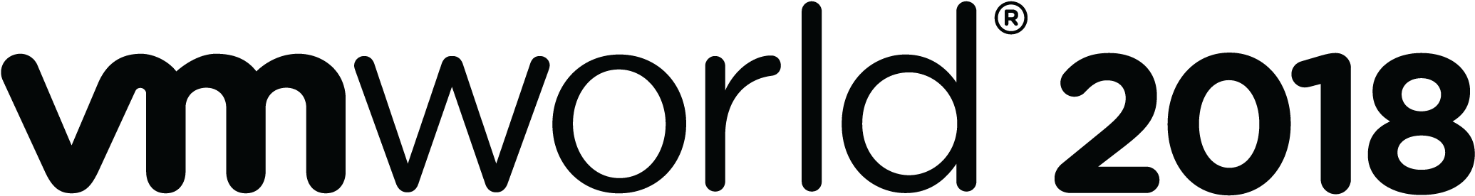 A First Look At Vmware Cloud Assembly - Vmworld 2018 Vmworld Logo (2479x659), Png Download