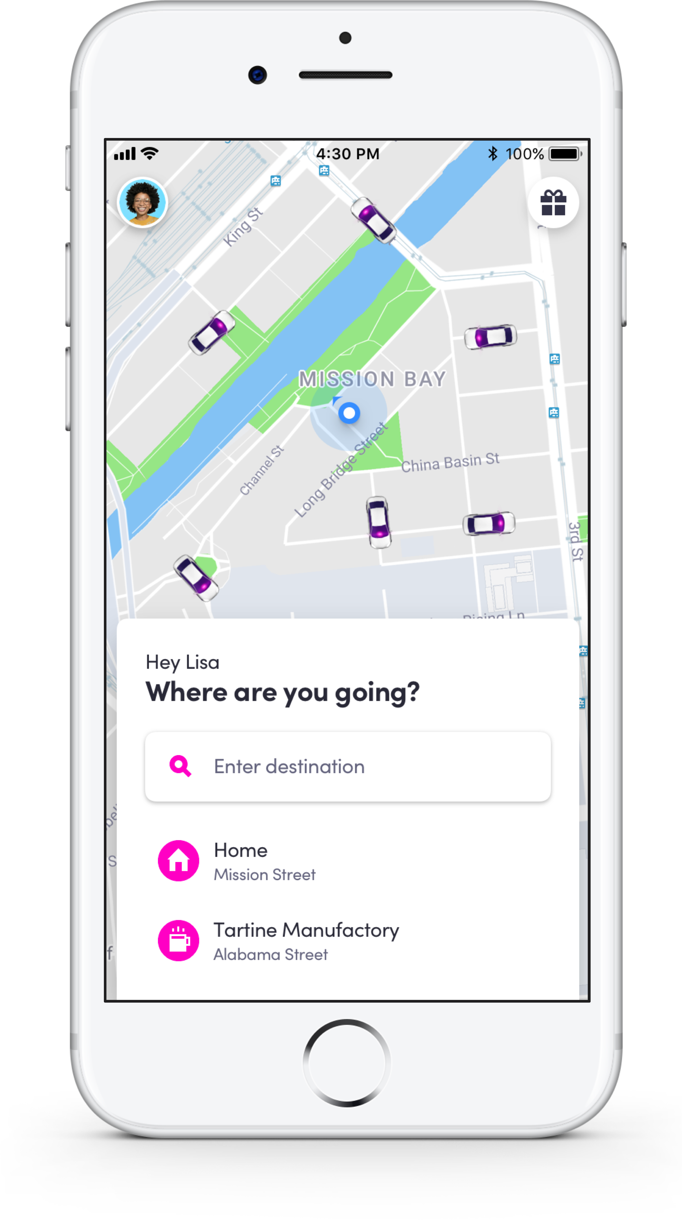 Currently, 35 Percent Of Lyft Rides Are Shared, But - Lyft Redesign App (2484x4416), Png Download