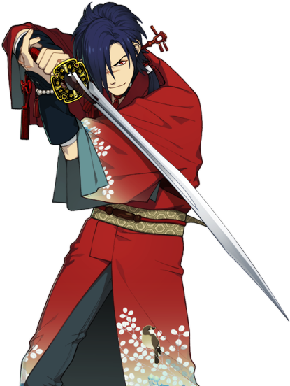 St紅雀 戦闘太刀 Pride Dramatical Murder 紅雀 Full Size Png Download Seekpng