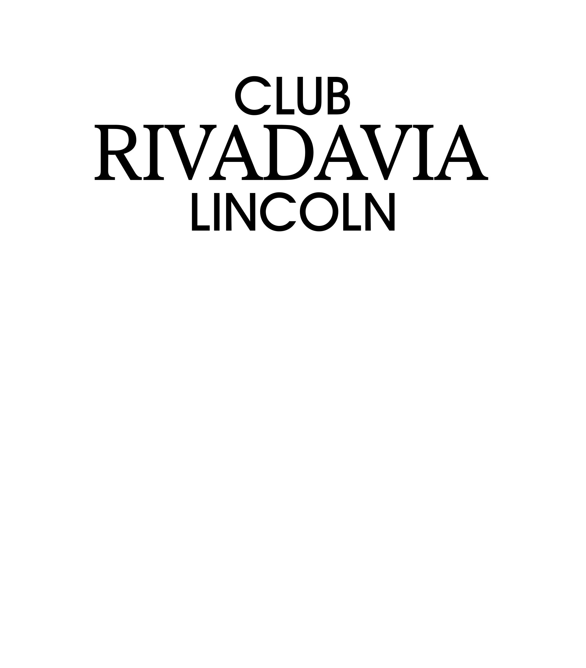Club Rivadavia Lincoln De Logo Black And White - Delaware (2400x2400), Png Download