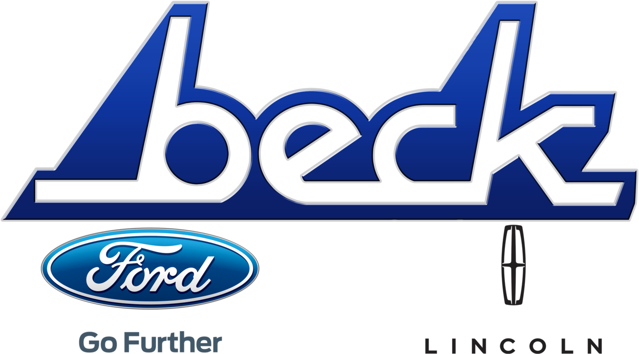 Beck Ford Lincoln - Ford Genuine Name Plate Gj5z-9942528-c (1600x745), Png Download