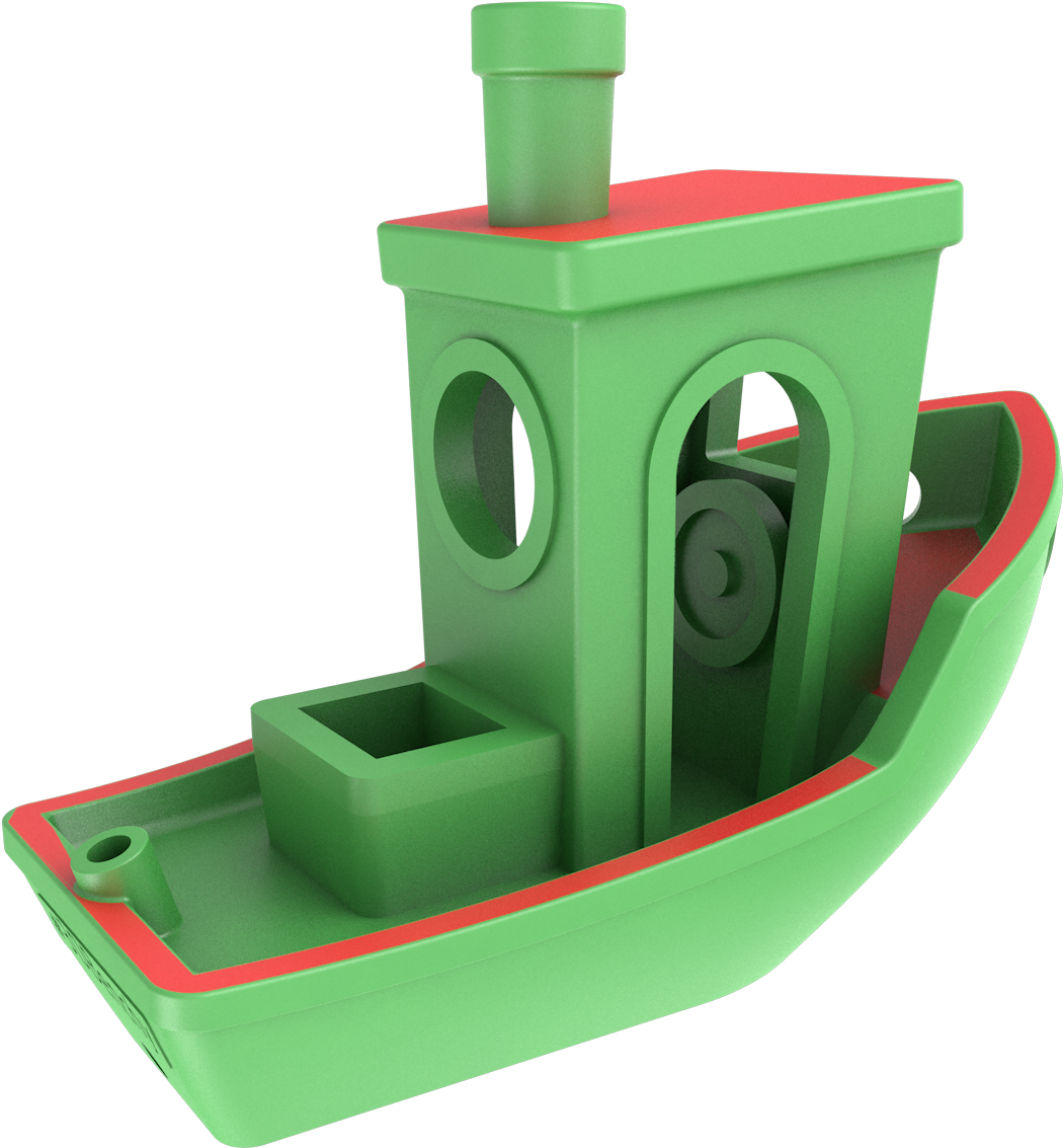 The 3d-printable Calibration Object - 3d Print Test Boat (1200x1200), Png Download
