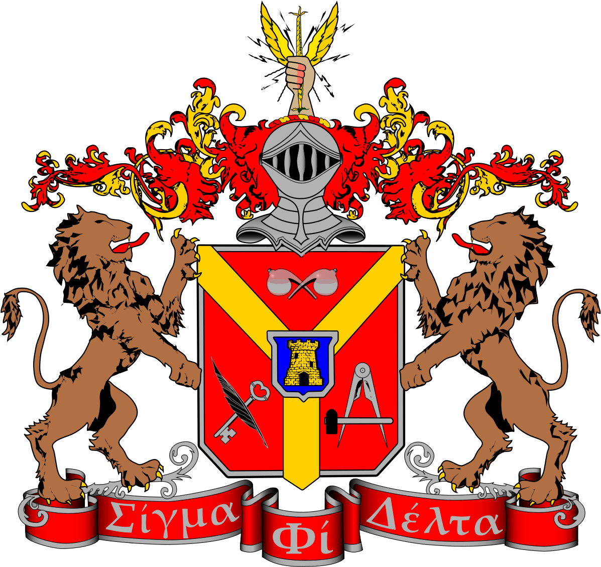 Sigma Phi Delta Logo (1200x1200), Png Download