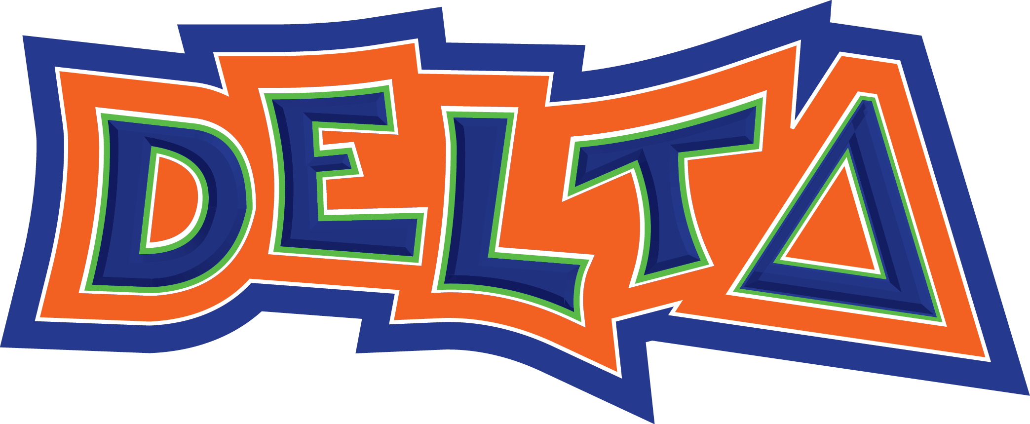 Delta Logo Final - Delta Pioneer Club (2087x859), Png Download