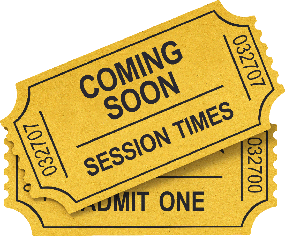 Session Times - Cinema Tickets (1102x911), Png Download