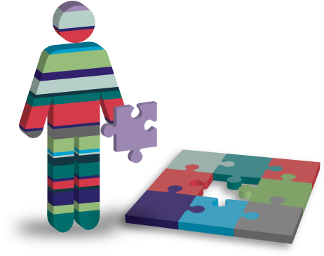 Protagen Man Jigsaw - Play (842x595), Png Download
