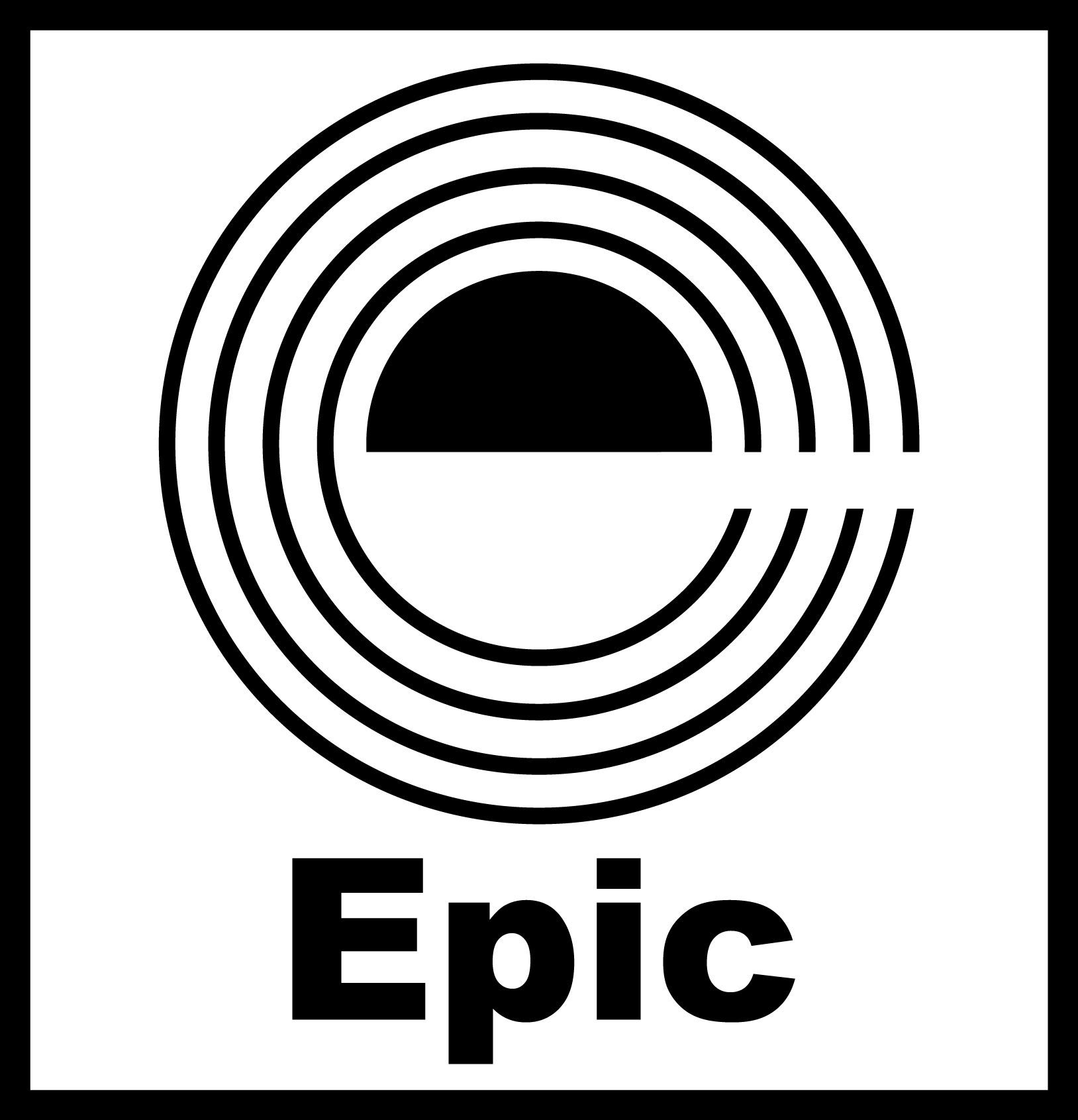 Epic Records 1970s - Epic Records Logo Png (1628x1691), Png Download