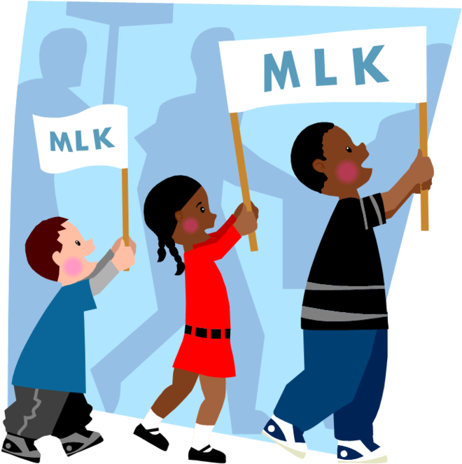 Mlk Holiday Cliparts - Civil Rights Movement Clipart (723x728), Png Download