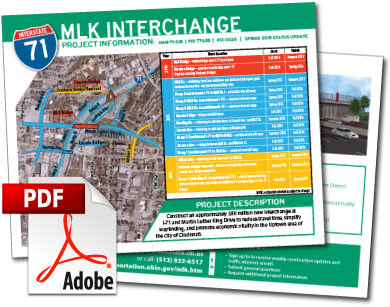 Mlk Flier Thumbnail - 1 71 Mlk Interchange (400x309), Png Download