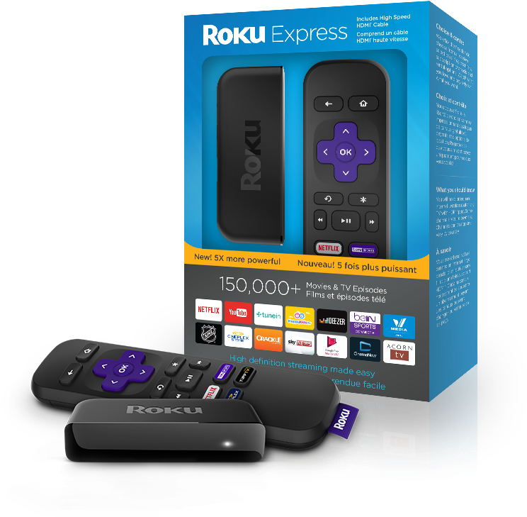 Download High-res - Roku Express (1000x1000), Png Download