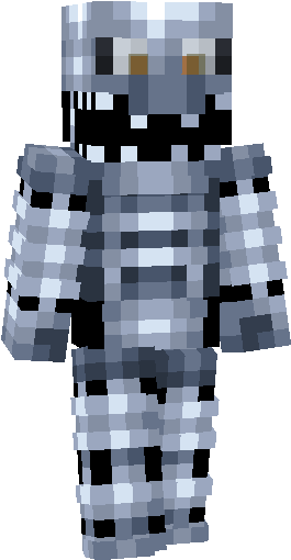Undefined - Minecraft Skins Fnaf World Boss (274x518), Png Download