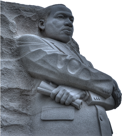 Mlk Statue Png Svg Transparent Download - Portable Network Graphics (434x486), Png Download