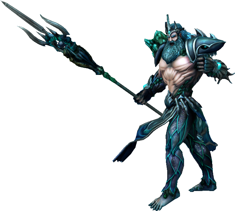Poseidon - Poseidon Smite Png (761x691), Png Download