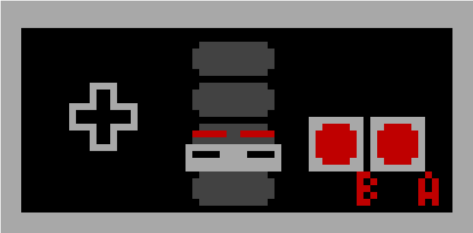 Nes Controller - Cross (730x380), Png Download