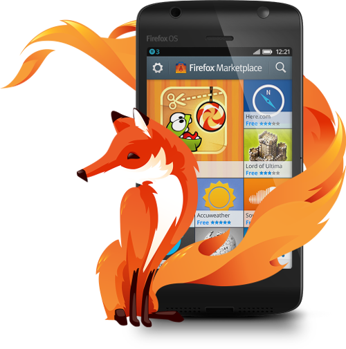 Firefox-marketplace - Firefox Os (500x505), Png Download