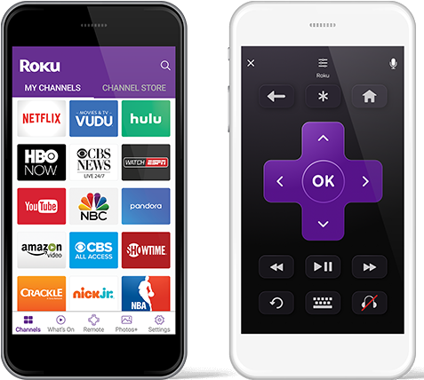 The Free Roku Mobile App - Cbs News (492x430), Png Download
