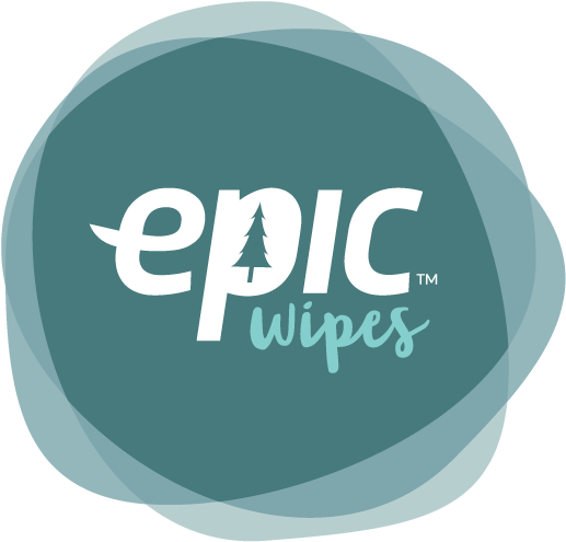 What's New At Epic - Epic Wipes - Towel Sized Body Wipes Box (584x585), Png Download