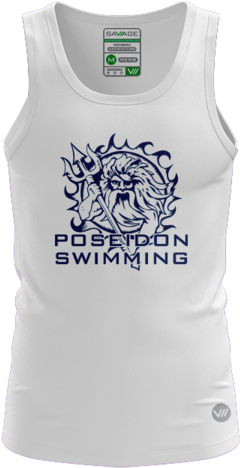 Poseidon Tank Jersey - Active Tank (600x600), Png Download