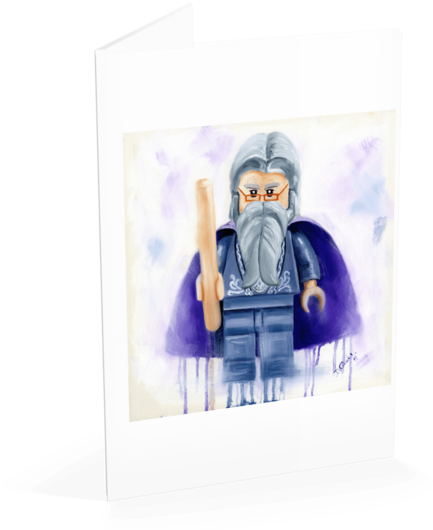 Dumbledore Card - Professor Albus Dumbledore (480x480), Png Download