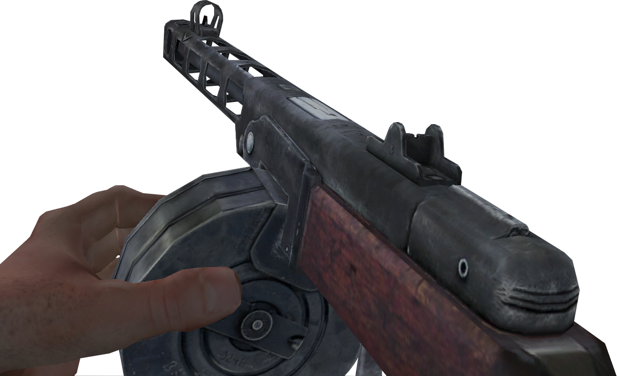 Next - Call Of Duty Ww2 Ppsh (1222x745), Png Download