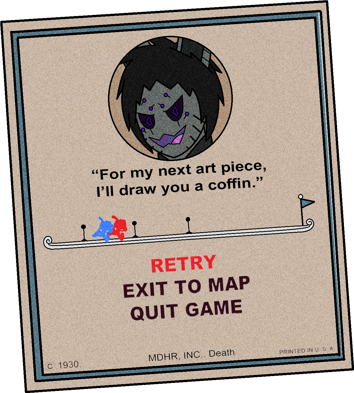 Spooder Beat Cuphead - Cuphead (1268x1420), Png Download