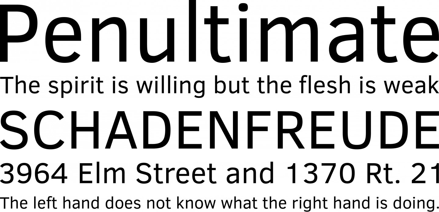 Clear Sans Font Phrases - Droid Sans Font (1440x695), Png Download