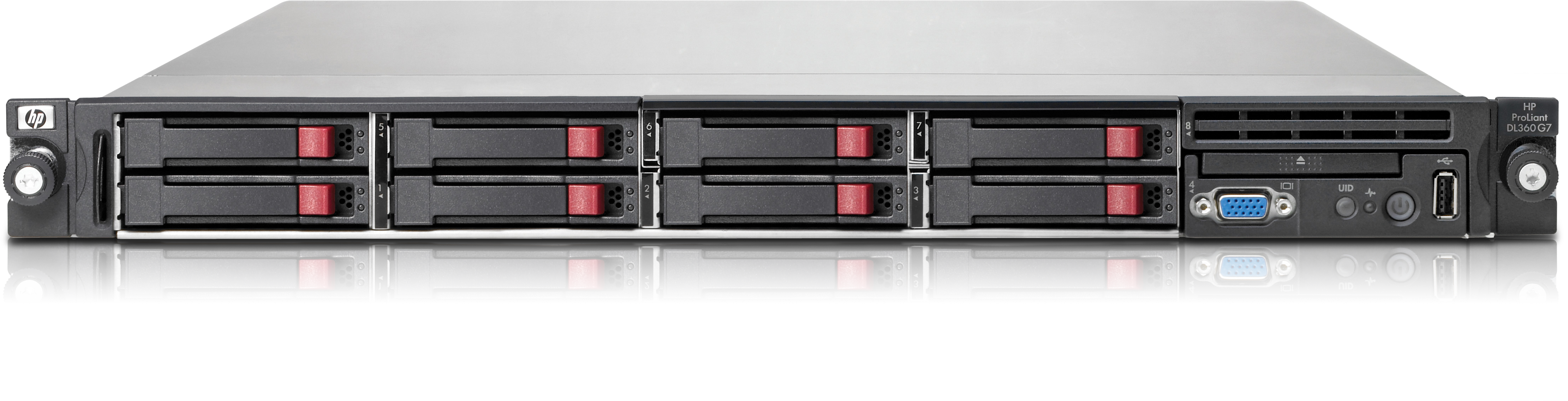 Hp Proliant Dl - Hp Dl360 G7 (4441x1137), Png Download