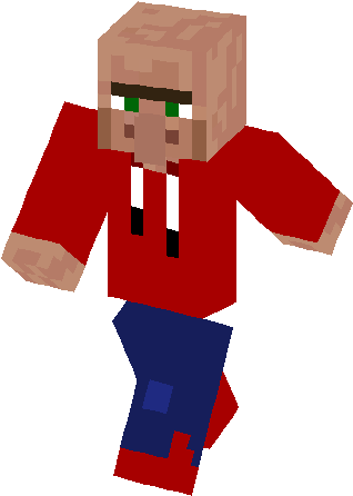 Teen Villager Skin - Derpy Skin (317x453), Png Download