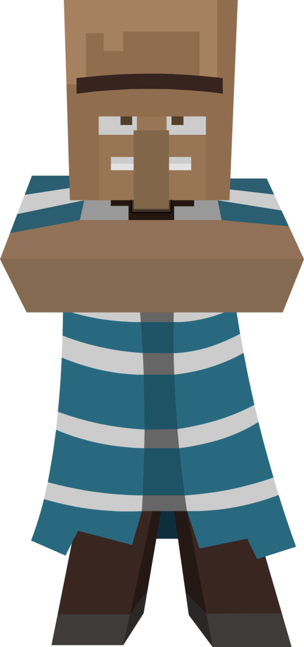 Graphic Village Jpg Pixels Craft - Slamacow Villager (613x1303), Png Download