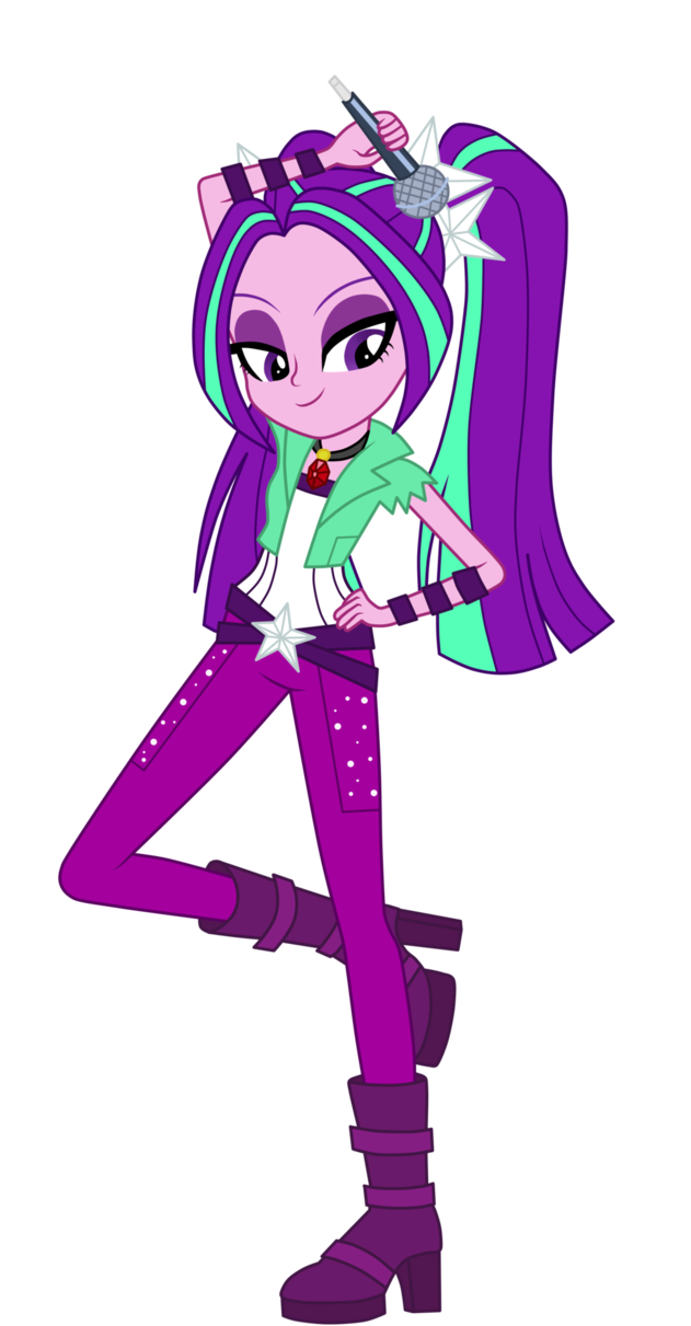 Aria Blaze - Imagens My Little Pony Rainbow Rocks (630x1269), Png Download