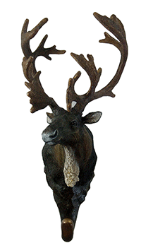 Caribou Wall Hook - Nature's Window Caribou Decorative Coat Hook (350x350), Png Download