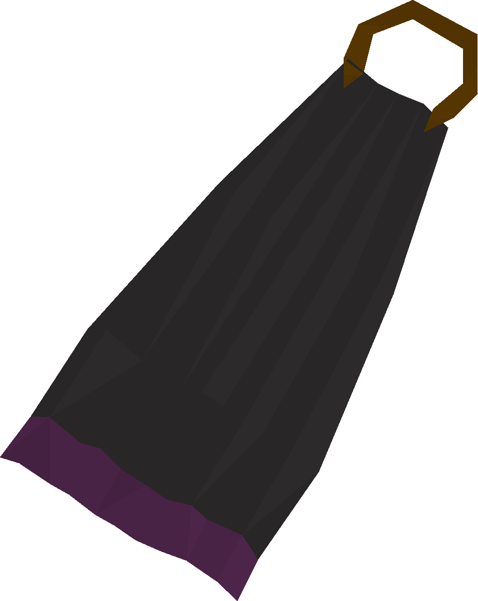 Black Cape Detail - Runescape Black Cape (957x1203), Png Download