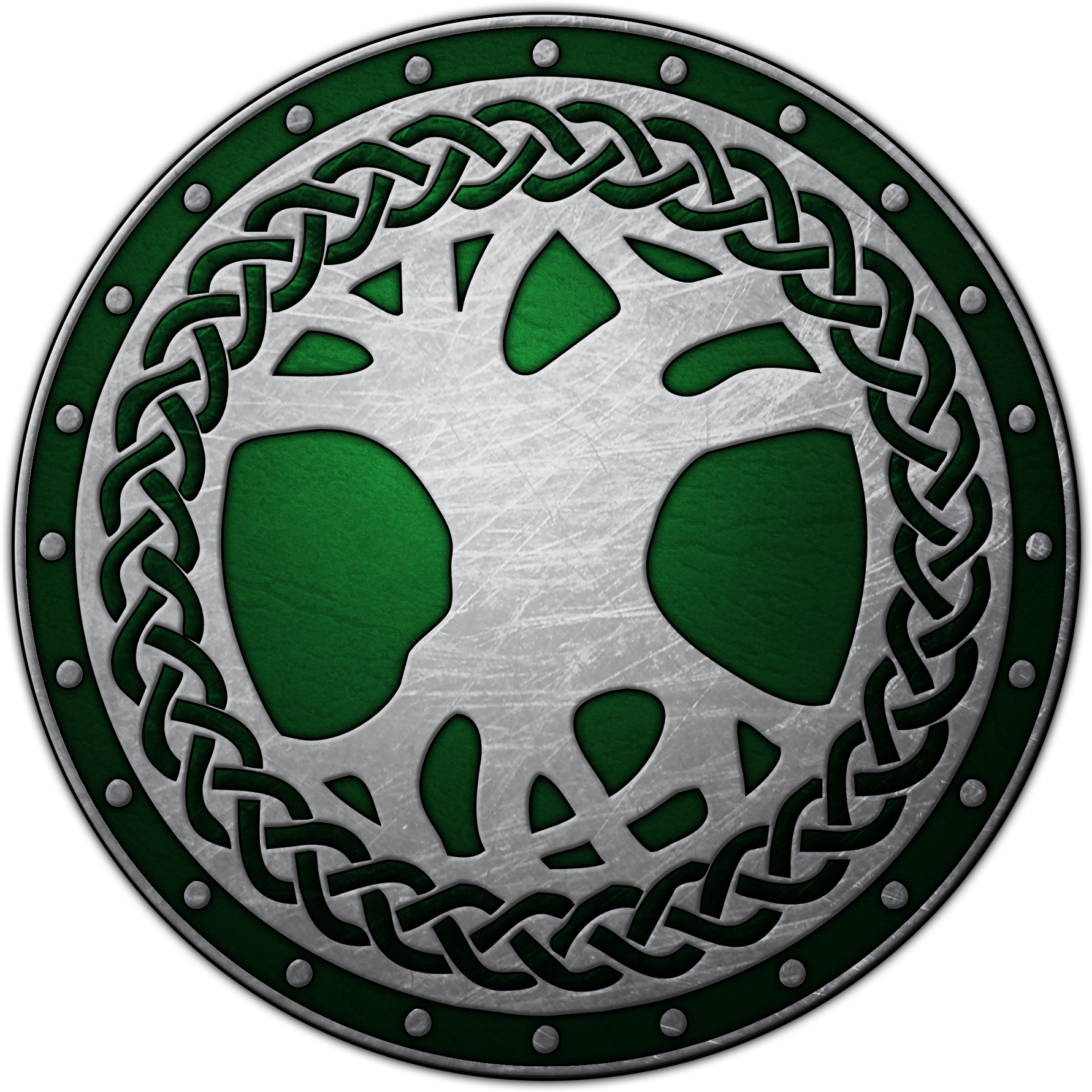 Gaiscioch Emblem - Png - Celtic Tree Of Life Hd Phone (2000x2000), Png Download
