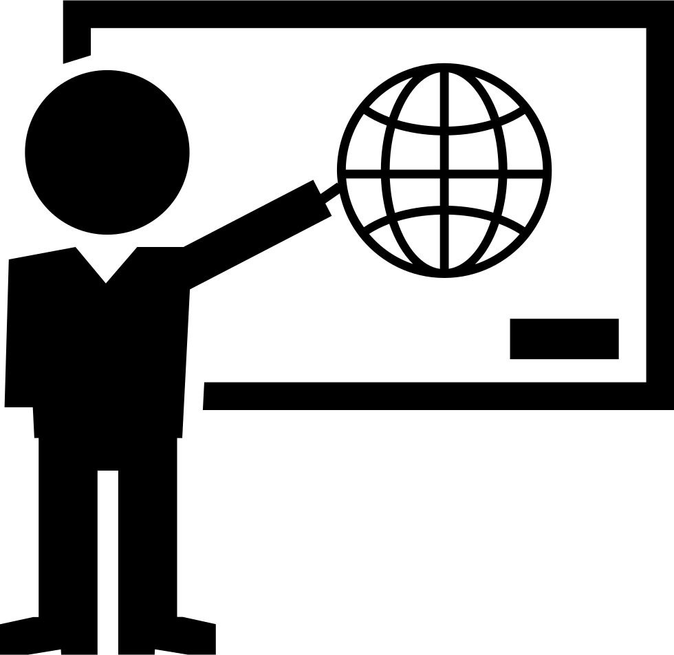 Geography Teacher Teaching Comments - Geography Teacher Icon (980x952), Png Download