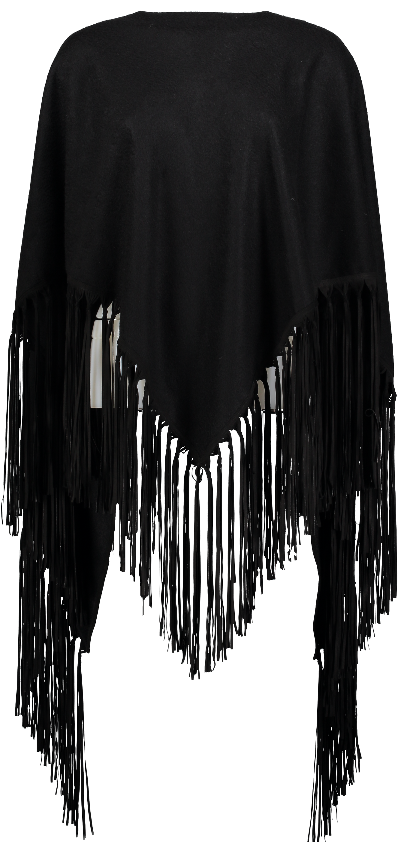 Alonpi Cashmere Suede Cape Front - Monochrome (1326x2800), Png Download