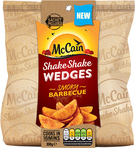 Shake Shake Wedges - Mccain Shake Shake Fries Spanish Smoked Paprika (500x500), Png Download