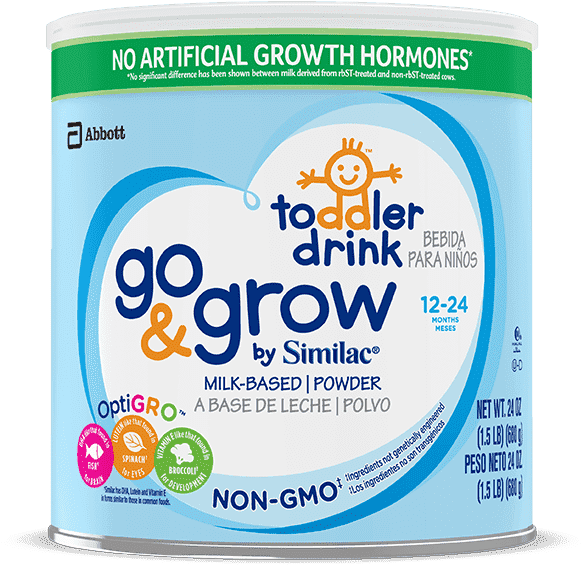 Go & Grow By Similac Non-gmo Toddler Drink - Similac Go And Grow Non Gmo (600x600), Png Download