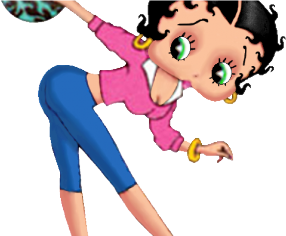 Diver Clipart Diva - Betty Boop Bowling (640x480), Png Download