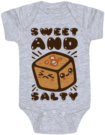 Sweet And Salty Baby Onesy - Daddy Game Onesies (484x484), Png Download