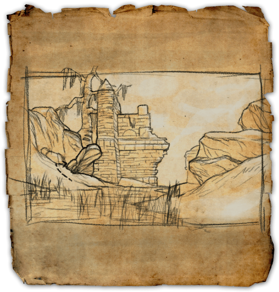 Treasure Map Sauravmoni Shadowfen Scrolls Picturesque - Schatzkarte Schattenfenn 6 (1024x1024), Png Download