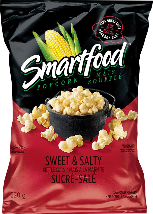 Smartfood® Sweet & Salty - Smartfood Sweet & Salty Kettle Corn Popcorn (607x847), Png Download