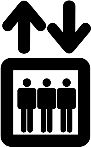 File - Aiga Elevator - Svg - Elevator Sign Png (578x579), Png Download