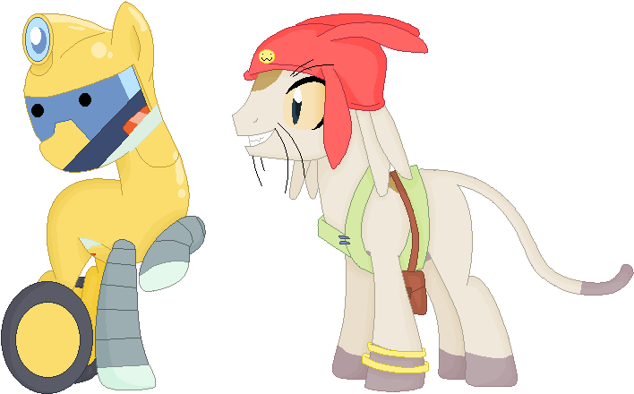 Dandysanddemon, Meow, Ponified, Qt, Safe, Simple Background, - Space Dandy Meow And Qt (768x500), Png Download