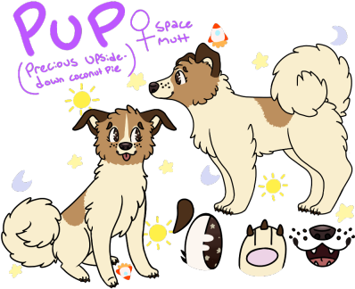 Pup From The Anime Space Dandy This Was Supposed To - Dog Licks (400x332), Png Download