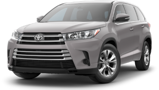 2018 Highlander Le Banner - 2017 Toyota Highlander Black (800x477), Png Download