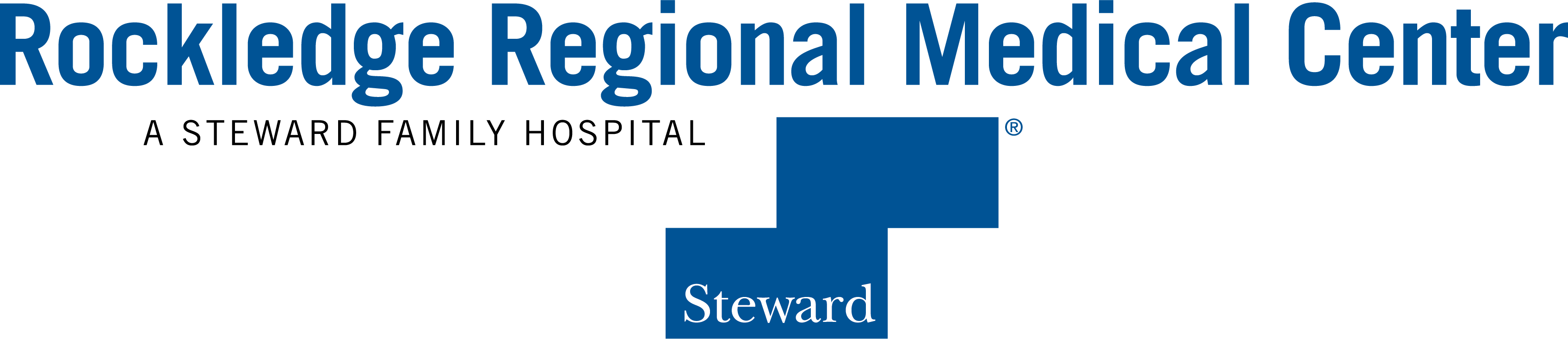 Rockledge Logo1 2c - Rockledge Regional Medical Center (3390x734), Png Download