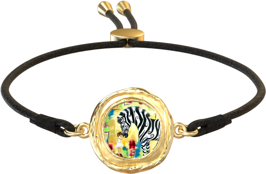 Courage Fox Coin Charm Gold Bracelet - Bracelet (1024x1024), Png Download