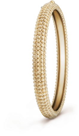 Perlée Pearls Of Gold Bracelet, 5 Rows, Medium Model, - Van Cleef Pearl Bracelet (535x535), Png Download