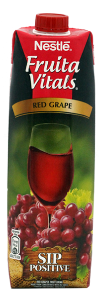Nestle Red Grapes Juice Fruita Vitals 1ltr - Cranberry Juice In Pakistan (550x684), Png Download